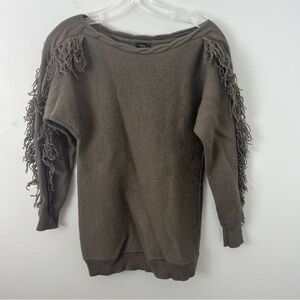 Joseph 100% Merino Wool Fringe Sweater